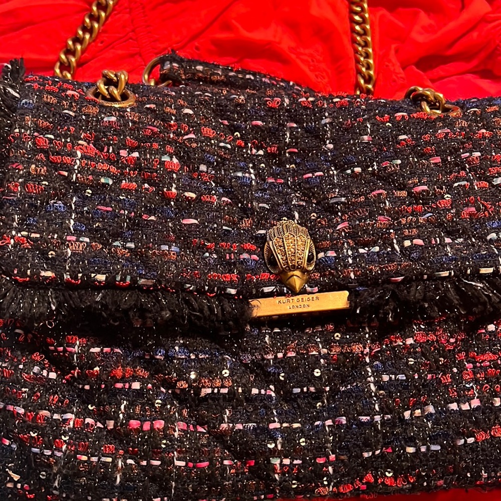 Kurt Geiger Tweed shoulder bag